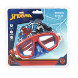 Dykmask barn Spiderman-tema plast/silikon justerbar rem modell 98023