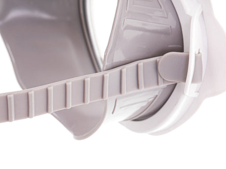 Dykmask barn hajdesign i silikon/plast med justerbart band