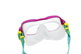 Dykset barn 7+ mask snorkel fenor rosa, fenor stl 37-41