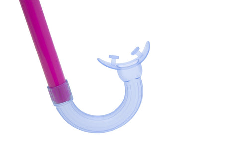 Dykset barn 7+ mask snorkel fenor rosa, fenor stl 37-41