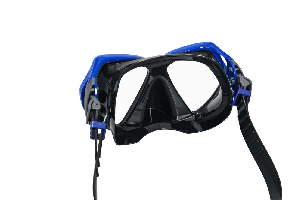 Dykset mask och snorkel 14+ år justerbar rem UV-skydd latexfri