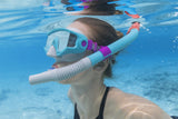 Dykset mask och snorkel för barn 14+ med UV-skydd och justerbart band