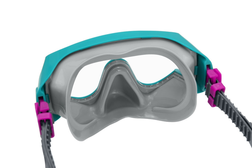 Dykset mask och snorkel för barn 14+ med UV-skydd och justerbart band