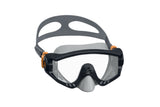 Dykset mask snorkel fenor 41-46, härdat glas, UV-skydd, 14+