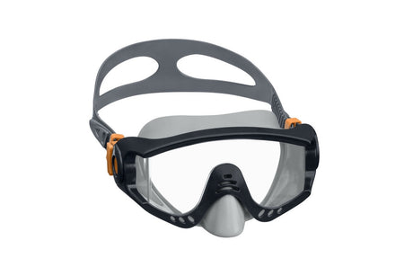 Dykset mask snorkel fenor 41-46, härdat glas, UV-skydd, 14+