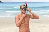 Dykset mask snorkel fenor 41-46, härdat glas, UV-skydd, 14+