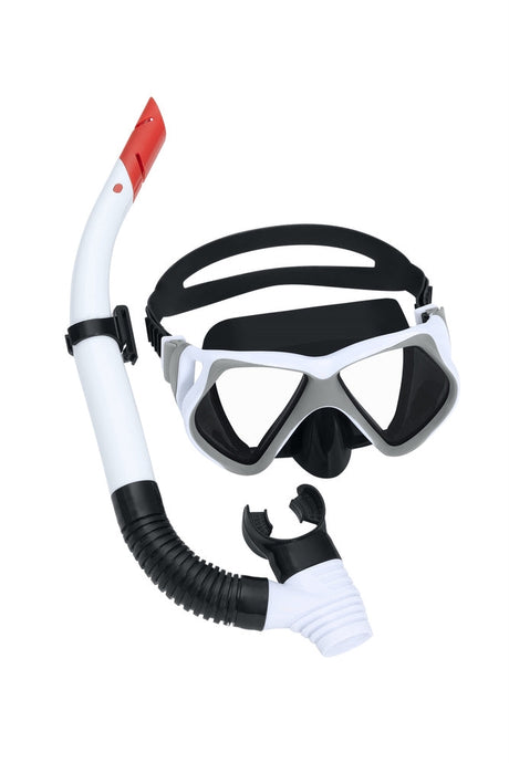 Dykset med snorkel och mask, UV-skydd, latexfri, från 14 år