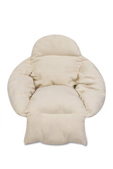 Dyna till hängande gungnest 64x56x66 cm ecru bomull/polyester
