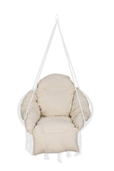 Dyna till hängande gungnest 64x56x66 cm ecru bomull/polyester