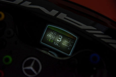 Elbil barn Mercedes AMG GT3 ride-on orange med fjärrkontroll 2.4G