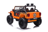 Elbil för barn 12V 4x45W med fjärrkontroll 2.4G orange XB-1118