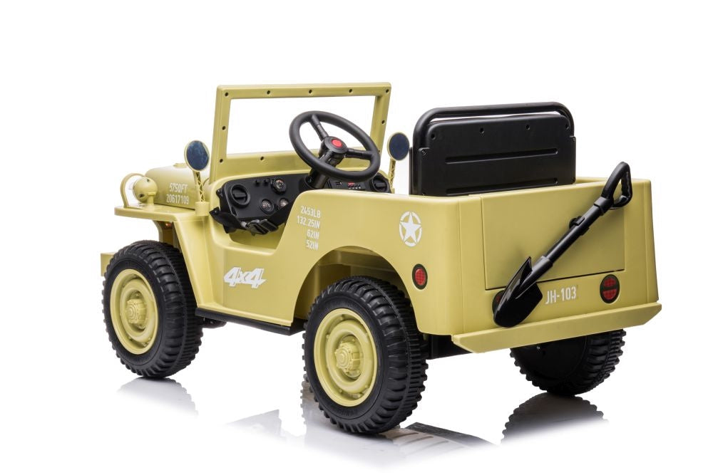Elbil för barn 4x4 Battery Car JH-103 khaki