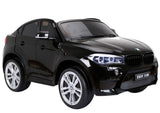 Elbil för barn BMW X6M 12V 2x120W svart med fjärrkontroll