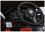 Elbil för barn BMW X6M 12V 2x120W svart med fjärrkontroll