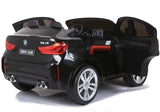 Elbil för barn BMW X6M 12V 2x120W svart med fjärrkontroll