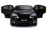Elbil för barn BMW X6M 12V 2x120W svart med fjärrkontroll