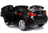 Elbil för barn BMW X6M 12V 2x120W svart med fjärrkontroll
