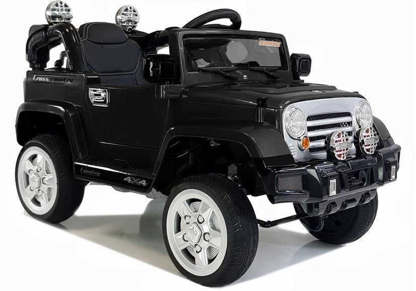 Elbil för barn Jeep ride-on 2x45W med fjärrkontroll 2.4G svart