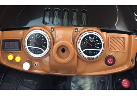Elbil för barn Jeep ride-on 2x45W med fjärrkontroll 2.4G svart