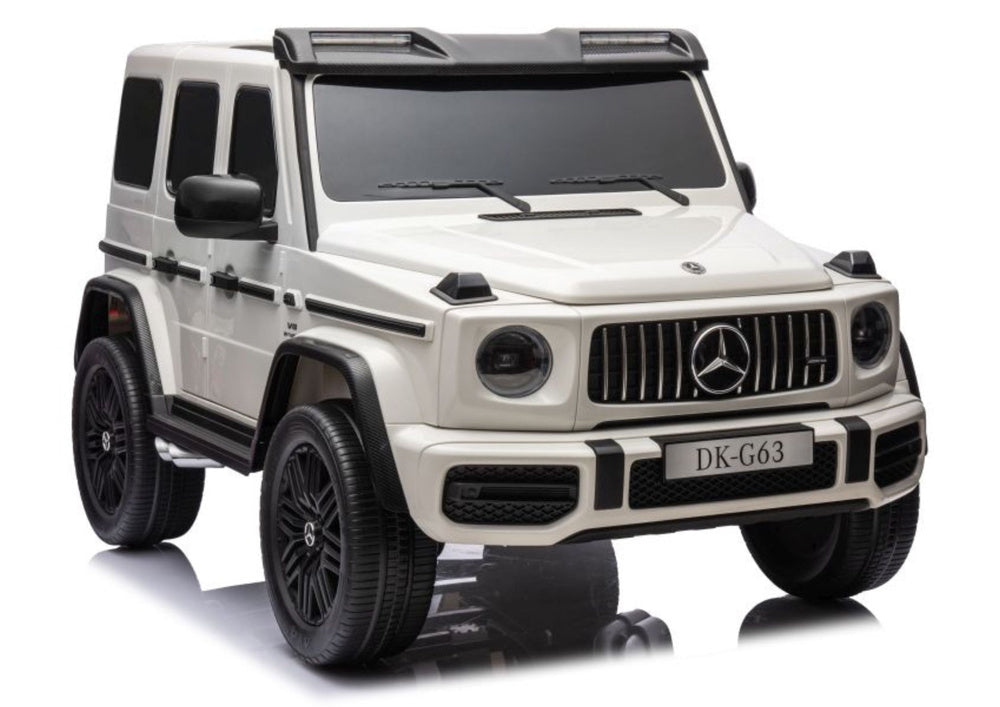 Elbil för barn Mercedes G63 XXL 24V vit batteridriven