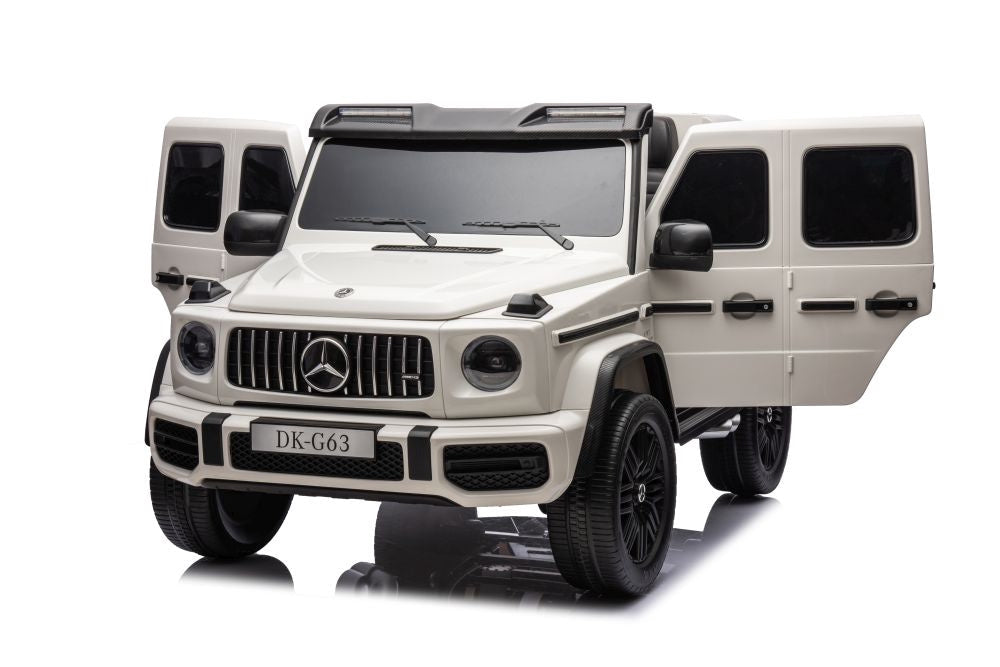 Elbil för barn Mercedes G63 XXL 24V vit batteridriven