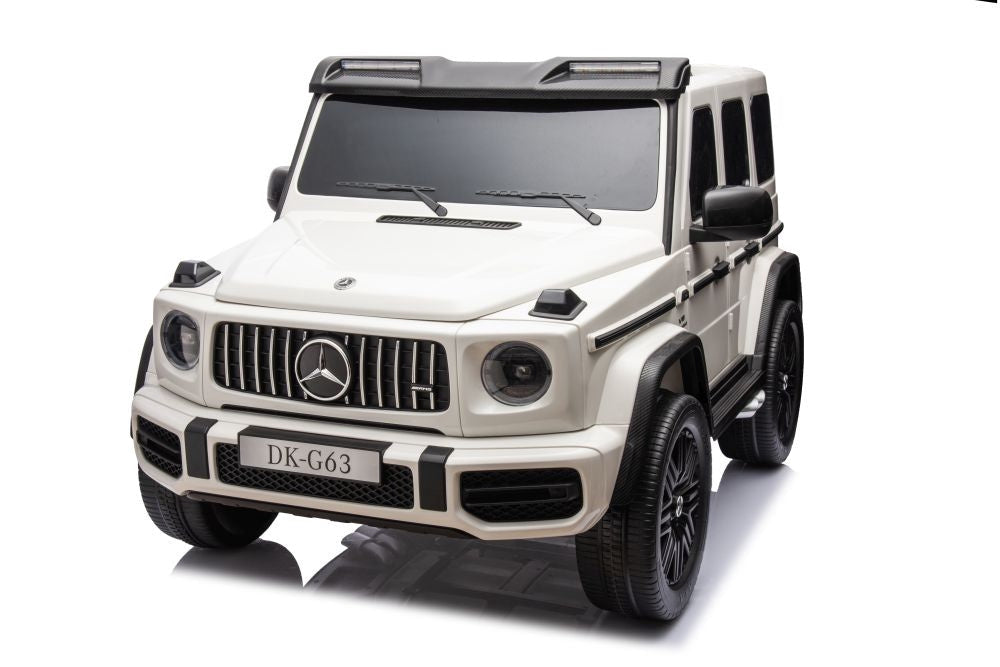 Elbil för barn Mercedes G63 XXL 24V vit batteridriven