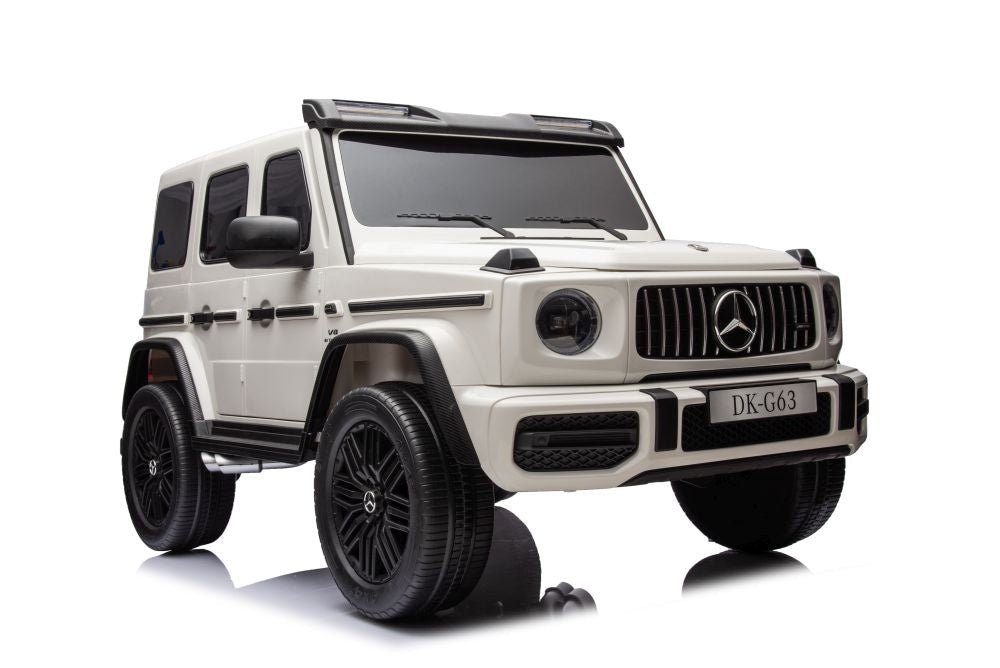 Elbil för barn Mercedes G63 XXL 24V vit batteridriven