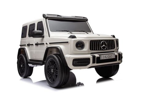 Elbil för barn Mercedes G63 XXL 24V vit batteridriven