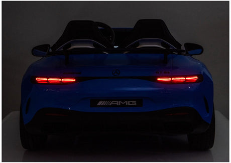 Elbil för barn Mercedes GT63 AMG 24V batteridriven blå