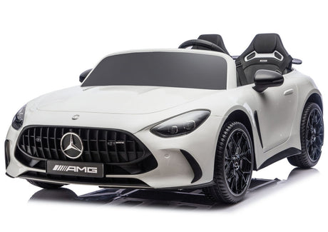 Elbil för barn Mercedes GT63 AMG 24V åkbil vit