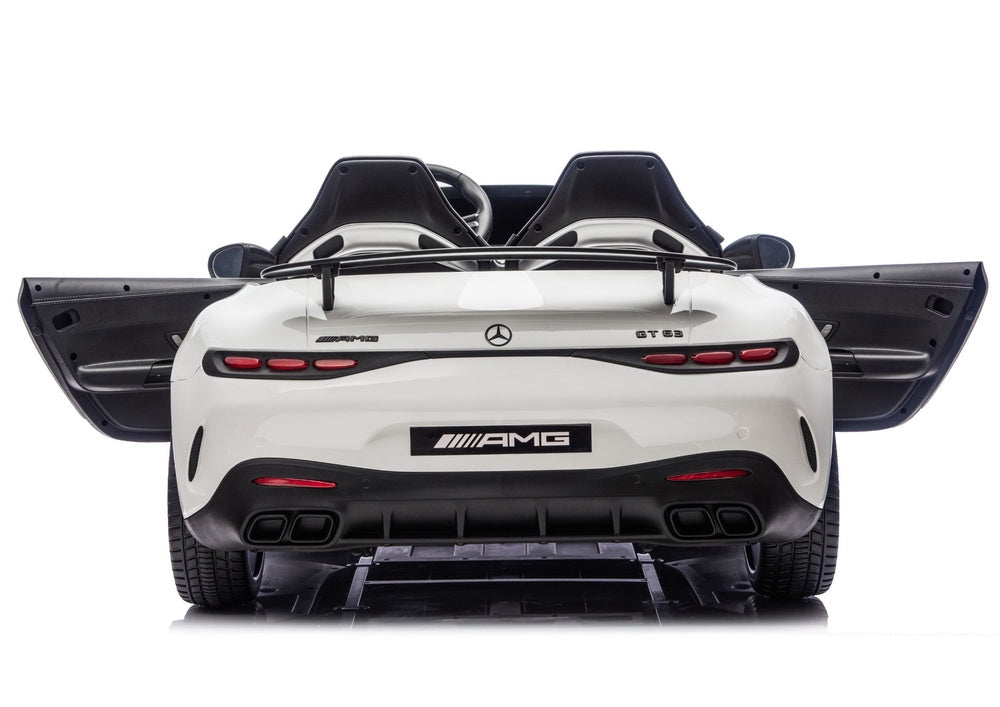 Elbil för barn Mercedes GT63 AMG 24V åkbil vit