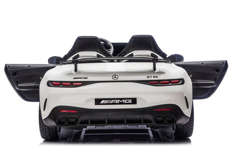 Elbil för barn Mercedes GT63 AMG 24V åkbil vit