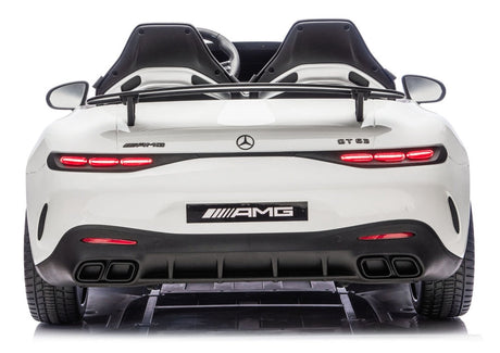 Elbil för barn Mercedes GT63 AMG 24V åkbil vit