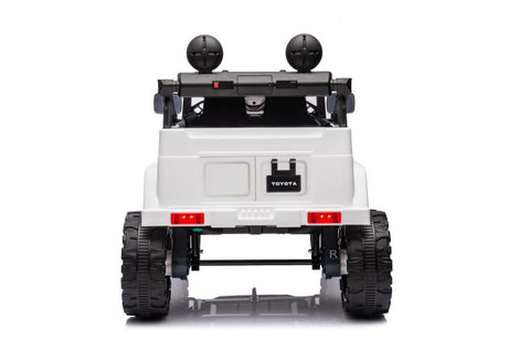 Elbil för barn Toyota FJ batteribil vit