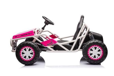 Elbil för barn buggy 24V rosa Battery Car Buggy A8812