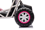 Elbil för barn buggy 24V rosa Battery Car Buggy A8812