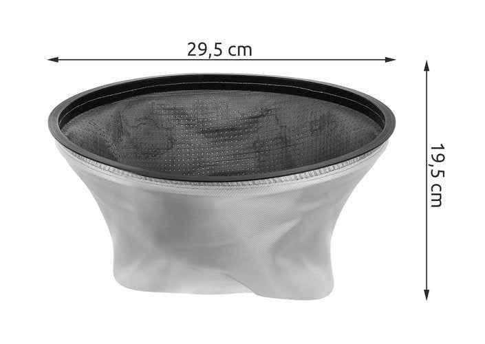Eldfast askfilter 20L eldstadsdammsugare KAMINER 29,5x29,5x19,5 cm