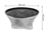 Eldfast askfilter 20L eldstadsdammsugare KAMINER 29,5x29,5x19,5 cm