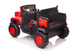 Eldriven barnbil Car On Battery JC222 röd 120x78x69 cm