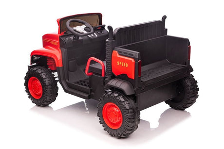 Eldriven barnbil Car On Battery JC222 röd 120x78x69 cm