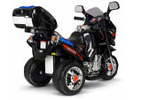Eldriven barnmotorcykel 6V 4,5Ah 3-hjul LED 4 km/h svart 3+ år