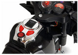 Eldriven barnmotorcykel 6V 4,5Ah 3-hjul LED 4 km/h svart 3+ år