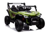 Eldriven åkbil för barn grön batteridriven ride-on bil