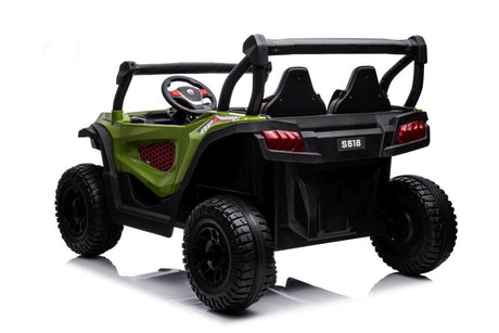 Eldriven åkbil för barn grön batteridriven ride-on bil