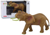 Elefantfigur afrikansk med upplyft trunk 18 cm CE/EN71 3+