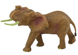 Elefantfigur afrikansk med upplyft trunk 18 cm CE/EN71 3+