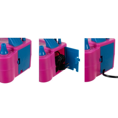 Elektrisk ballongpump 600W med 2 munstycken + 2 småmunstycken