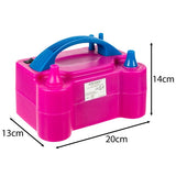 Elektrisk ballongpump 600W med 2 munstycken + 2 småmunstycken