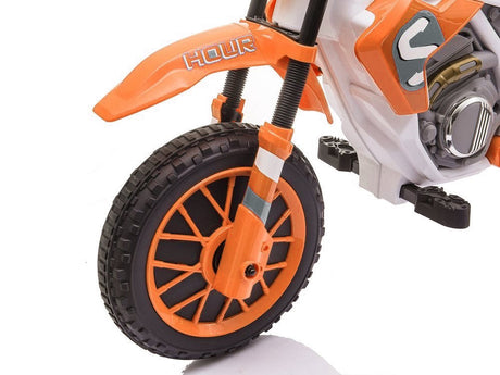 Elektrisk barnmotorcykel 12V 2x35W EVA-hjul 2 växlar orange