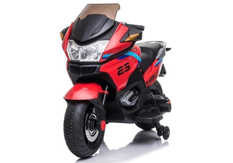 Elektrisk barnmotorcykel 12V 2x45W med stödhjul, 3+ år